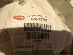 J&N 400-12204 Alternator - Picture 1 of 6