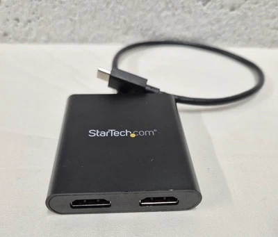 StarTech MSTCDP122HD 2-Port Multi Monitor Adapter - USB-C to 2x HDMI Video Split - Image 1 of 3