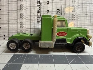 Vintage TootsieToy Peterbilt Semi Truck Cab Only Fair Condition Rare Green! - Picture 1 of 8