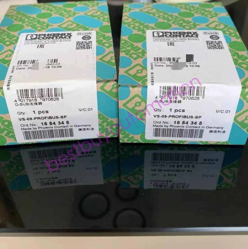1pcs Phoenix Contact 1654345 D-SUB connector VS-09-PROFIBUS-SP - Image 1 of 2