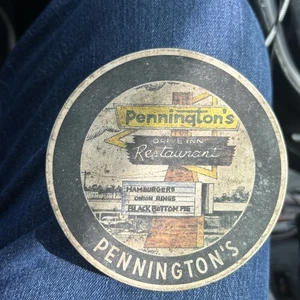 Pennington’s Drive Inn Restaurant Tulsa Oklahoma posavasos publicitarios  - Imagen 1 de 6