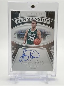 LARRY BIRD 2023-24 Panini Flawless Penmanship AUTO Card #16/25 CELTICS - Picture 1 of 2