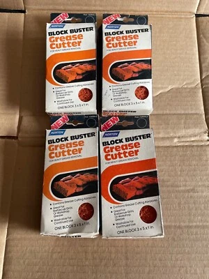Nuevo Stock Antiguo Nuevo de Lote Antiguo Bloque Norton Butter Grasa Cortadora Almohadilla Lote de 4 Herramientas para Barbacoa Aceite et Foto 1 de 3