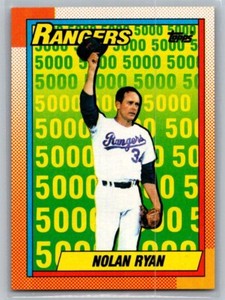 1990 Topps Nolan Ryan Texas Rangers 5000 #5