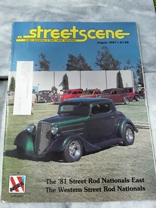 Street Scenes Magazine August 1981 The '81 Street Rod Nationals East - Picture 1 of 1