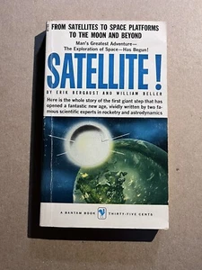 SATELLITE! by Erik Bergaust and William Beller vintage 1957 Pocket paperback - Bild 1 von 3