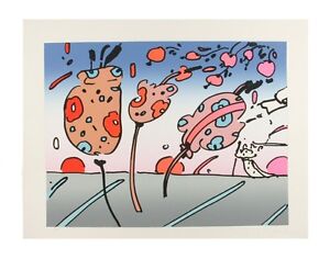 "Summer Season II" by Peter Max Signed Embossed Serigraph on Paper LE of 175