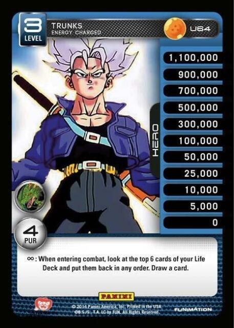 DBZ Dragon Ball Z TCG Panini Heroes & Villains U69 Goku, Thoughtful Foil