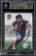 2004-05 Panini Barca Campio Catalan #62 Lionel Messi RC Rookie BGS 9.5
