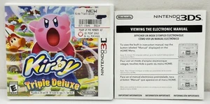 Kirby: Triple Deluxe (Nintendo 3DS, 2014) NO GAME Case Insert ONLY READ Family - Picture 1 of 4