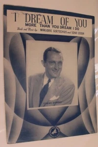 I Dream Of You Sheet Music Tommy Dorsey 1944 vintage - Picture 1 of 2
