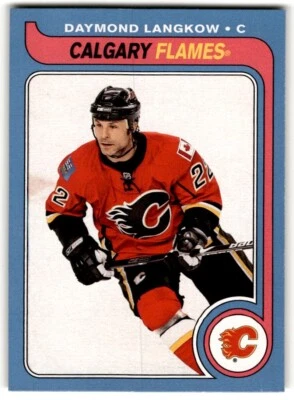 2008-09 O-Pee-Chee '79-80 Retro Daymond Langkow #360 Calgary Flames - Image 1 of 2