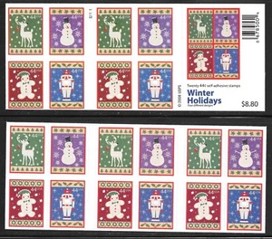 Sc# 4428b Convertible Booklet of 20 2009 44c Winter Holidays--Flawless! MNH - Picture 1 of 1