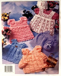 Little Girls' Frilly Fashions Baby Dresses Crochet Patterns Book 18 & 24 month - Picture 1 of 2
