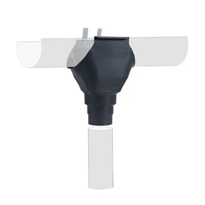 Geburt Abstieg PVC Dachrinne Universal anpassbar Ø 70, 80,100 mm rund - Bild 1 von 3