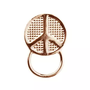 Silber Peace Symbol Magnet Brillenhalter Clip - Bild 1 von 2