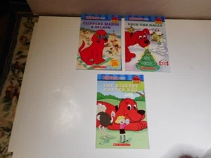 Clifford The Big Red Dog Big Red Reader Set Of 3 Easter, Beach, Christmas New! - Picture 1 of 12