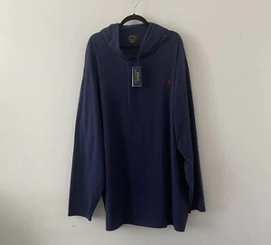 Men’s Polo Ralph Lauren Jersey Knit Hooded T-Shirt Size 3XLT - Picture 1 of 3