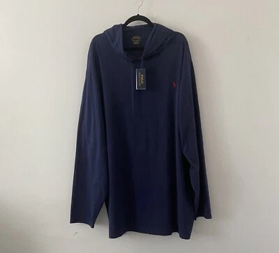 Men’s Polo Ralph Lauren Jersey Knit Hooded T-Shirt Size 3XLT - Image 1 of 3