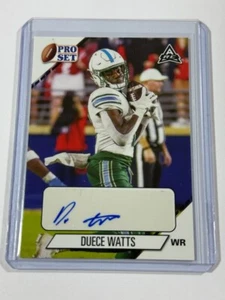 2021 Leaf Pro Set College Auto Duece Watts #PS-DW1 Auto - Picture 1 of 2