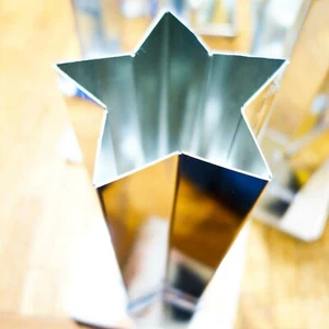 Molde para velas de pilar estrella, molde de metal, cera de abejas cera de soja suministros para hacer velas - Imagen 1 de 8