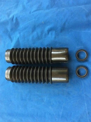 Fit Honda s90 cl90 ct90 NUEVO horquilla goma botas 12 costillas y horquilla sellos de aceite Foto 1 de 3