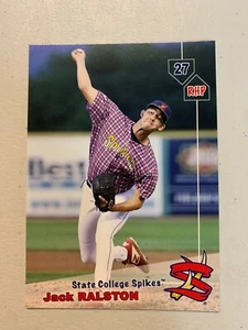 Jack Ralston 2019 Card State College Spikes Team Card - Picture 1 of 1