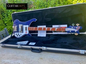 ♚UNDER THE BED♚2019 RICKENBACKER 4003 Stereo Bass ♚ MIDNIGHT BLUE !♚OHSC♚AMAZING - Picture 1 of 24
