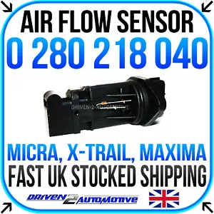 Brand New For Nissan MICRA Air Flow Meter SENSOR 0280218040 - Picture 1 of 4