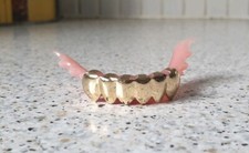 Protesi parziale inferiore, denti finti, Zähne, zahnersatz, prothese, dentures.