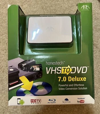 Honestech VHS to DVD/Blu-Ray 7.0 Deluxe Video Conversion Solution USB Open Box - Image 1 of 4