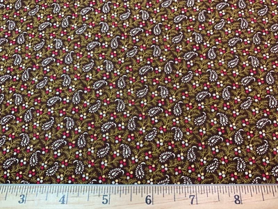 1800s /Civil War Repro Fabric LEWIS & CLARK Windham Fabrics Cotton Fabric FQ - Image 1 of 4
