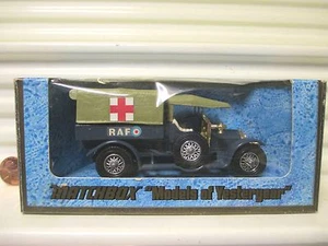 LESNEY MATCHBOX MODELS OF YESTERYEAR Y13 OLIVE RF 1918 CROSSLEY RAF TENDER CHR24 - Picture 1 of 11