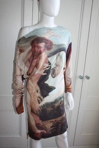 Vintage 1990s Vivienne Westwood Anglomania Renaissance Painting Dress, M - Picture 1 of 18