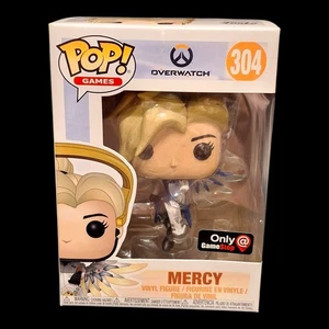 Funko Pop! Vinyl: Overwatch - Mercy (Cobalt) - GameStop (GS) (Exclusive) #304 - Picture 1 of 4