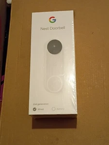 Google Nest Doorbell Wired 2nd Gen Video Doorbell Security Camera Free Shipping  - Picture 1 of 4