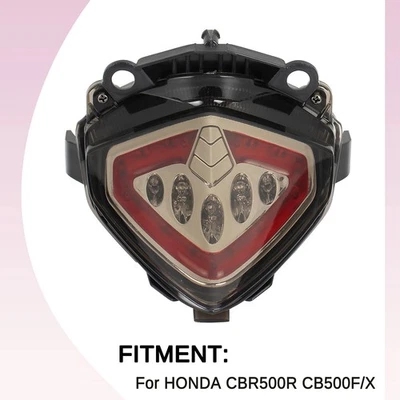 Rear Tail Light Integrated Turn Signal Indicator For HONDA CB500F CB500X CBR500R - Image 1 of 4