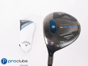Nice Tour Issue Left Handed Callaway Ai Smoke MAX 21* 7 WOOD w/HC TX-Flex 459103 - Picture 1 of 4