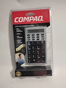 Compaq USB Calculator Keypad Model No. CPQ23NKP-S New Sealed Windows - Picture 1 of 4