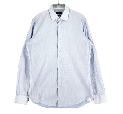 Hugo Boss Uomo Jesse Slim Fit Camicia A Maniche Lunghe Taglia 39 - M - 15 1/2 - Immagine 1 di 4