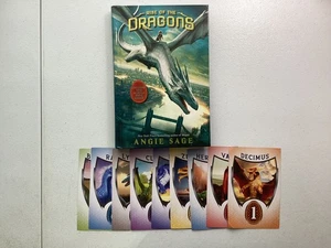 Rise of the Dragons Book 1 2019 9 Cards Angie Sage Scholastic - Picture 1 of 3
