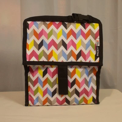 Packit Freezable Lunch Bag in the Ziggy Pattern - Image 1 of 4