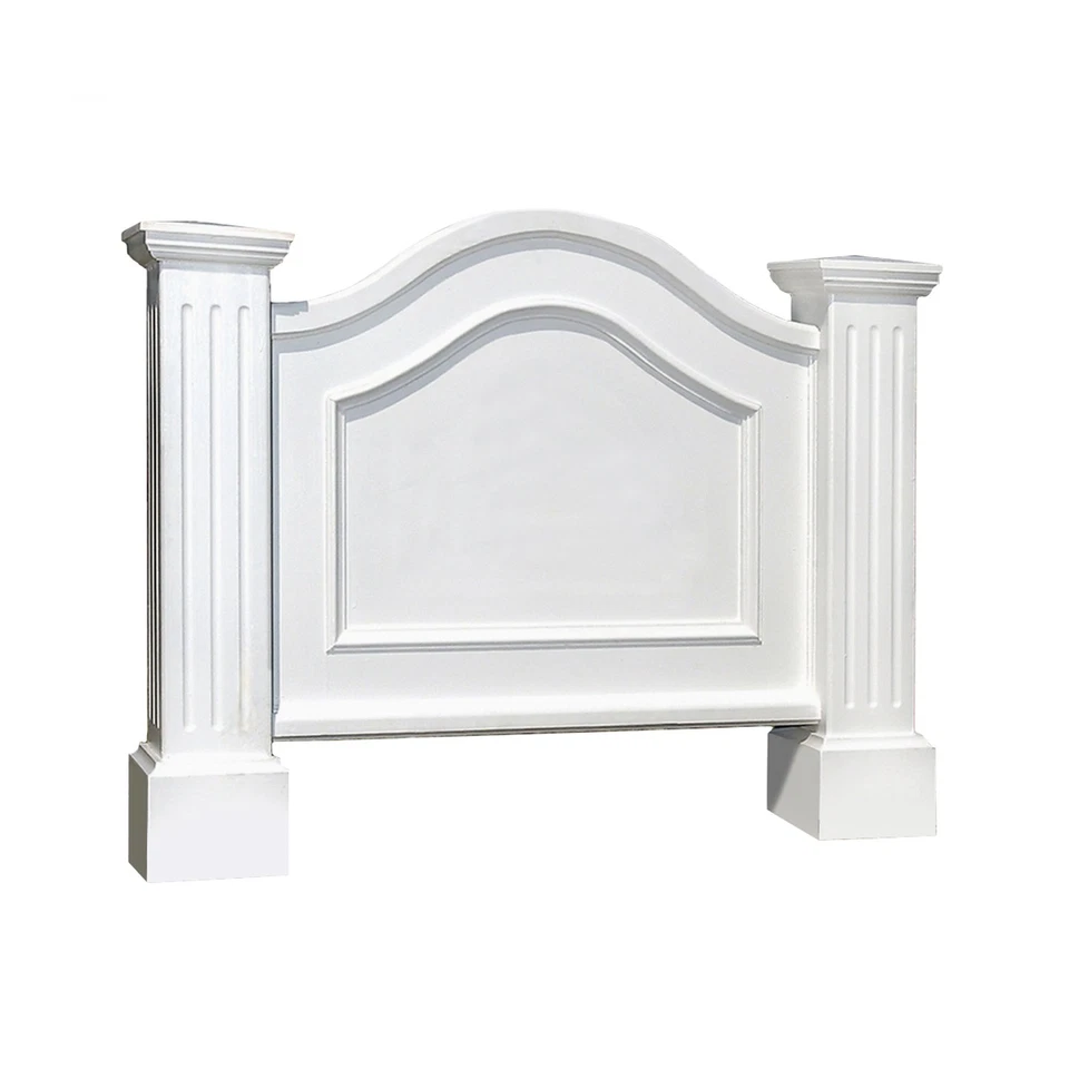 Letrero de dirección Nantucket - Blanco - 7 pulgadas x 40 pulgadas x 31,5 pulgadas - Dirección de polietileno S... Foto 1 de 4