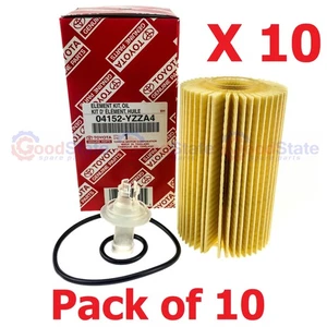 Genuine Toyota LandCruiser 200 Series URJ 1UR 4.6 Petrol Oil Filter Pack x10 - Picture 1 of 10