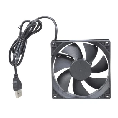 Router Cooling Fan PC TV Box Quiet 5V USB Power 90mmx90mmx25mm Cooling Fan - Image 1 of 4