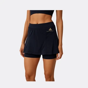 Adidas by Stella McCartney Women’s Skort Navy Blue Size 36 Tennis Running Skirt - Picture 1 of 7
