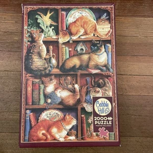 Cobble Hill Cat 2000 Piece Puzzle Complete - Picture 1 of 1