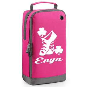 Kit de bolsa de zapatos de bailarina irlandesa personalizada baile escolar baile irlandés regalo de cumpleaños - Imagen 1 de 12