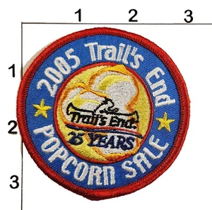 2005 Popcorn Sale Trail's End Patch BSA Boy Scouts America  25 Years Embroidered - Picture 1 of 1