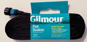 GILMOUR 5/8 pollici TUBO TESSUTO NERO D X 25 piedi L SOAKER WEEPER NUOVO SPEDIZIONE VELOCE - Foto 1 di 2